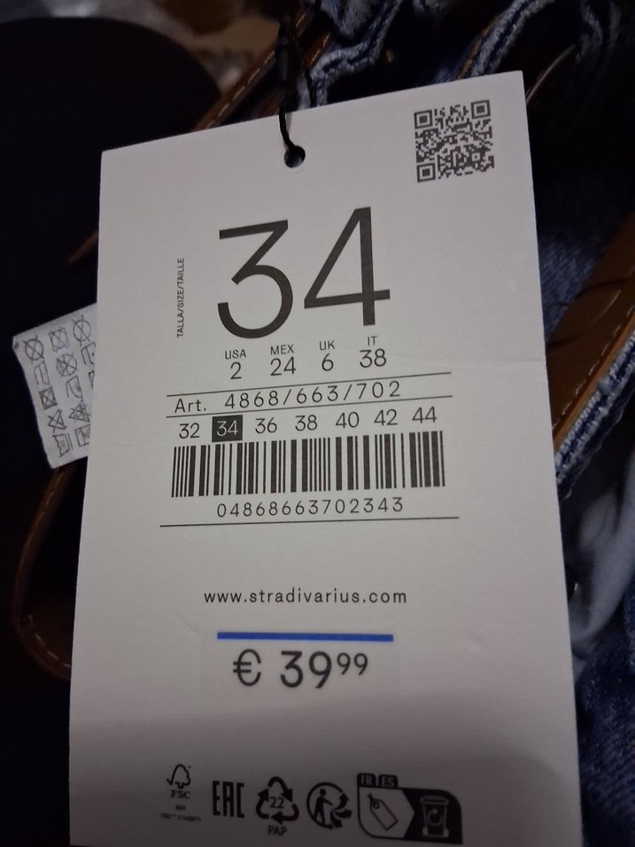 Kadın Mavi Midi Boy Kot Pantolon - Görsel 2