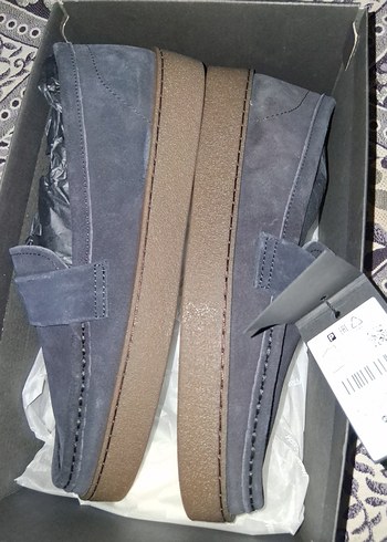 Gri Süet Erkek Loafer Ayakkabı - Görsel 3