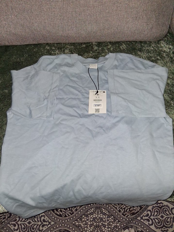 Mavi Denim Kadın Tişörtü, Kısa Kollu, Salaş - Görsel 4