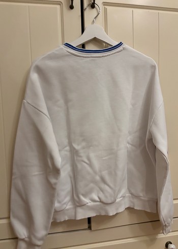 Beyaz Baskılı Atlanta Sweatshirt - Görsel 3