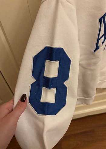 Beyaz Baskılı Atlanta Sweatshirt - Görsel 2