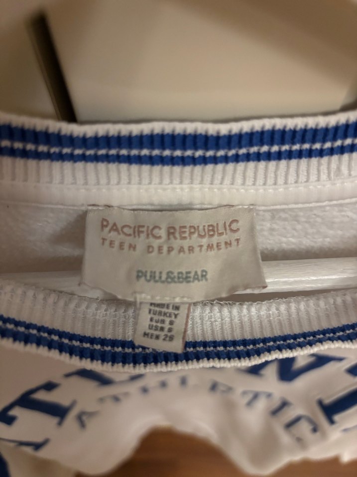 Beyaz Baskılı Atlanta Sweatshirt - Görsel 4