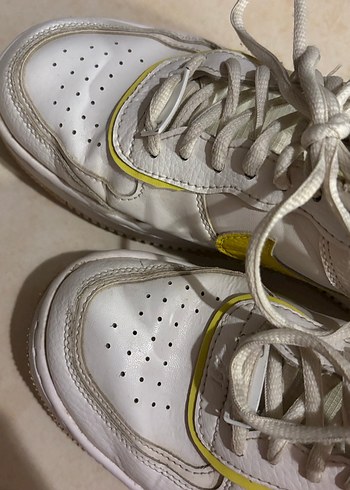 Nike Air Sarı Platform Spor Ayakkabı - Görsel 5