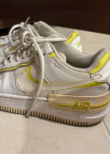 Nike Air Sarı Platform Spor Ayakkabı - Görsel 4