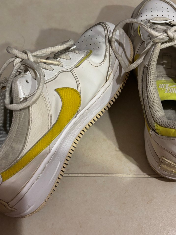 Nike Air Sarı Platform Spor Ayakkabı - Görsel 3