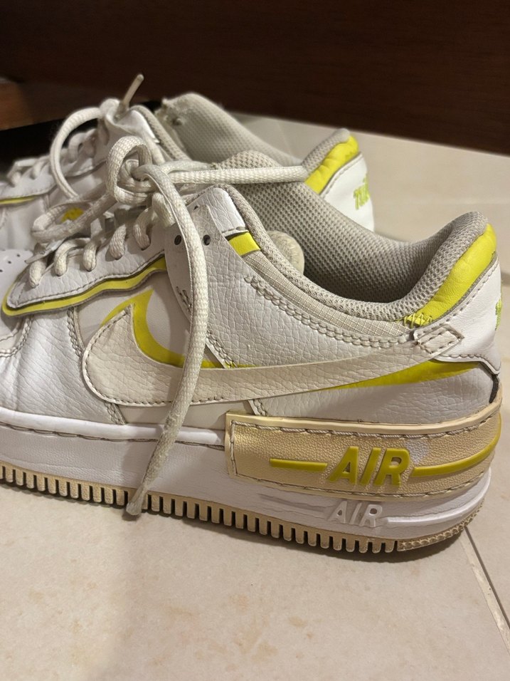 Nike Air Sarı Platform Spor Ayakkabı - Görsel 4