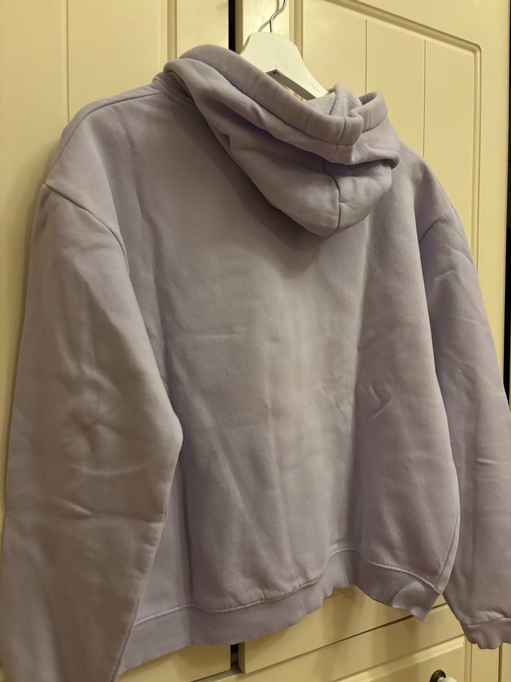 Gri Kapüşonlu Rahat Kadın Sweatshirt - Görsel 3