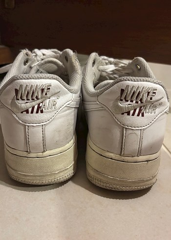 Beyaz Bağcıklı Kadın Sneaker - Görsel 5