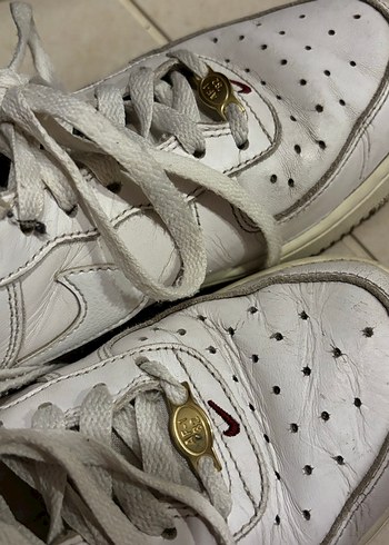 Beyaz Bağcıklı Kadın Sneaker - Görsel 2