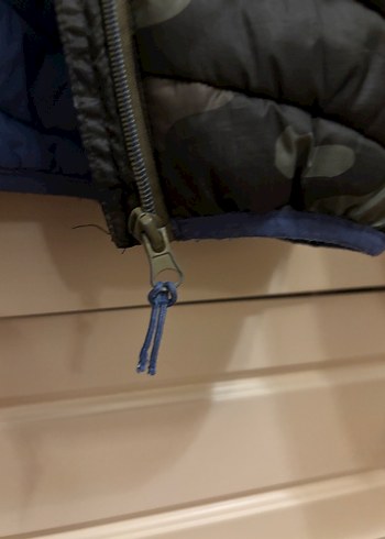 Erkek Çocuk Kamuflaj Desenli Fermuarlı Mont - Görsel 2