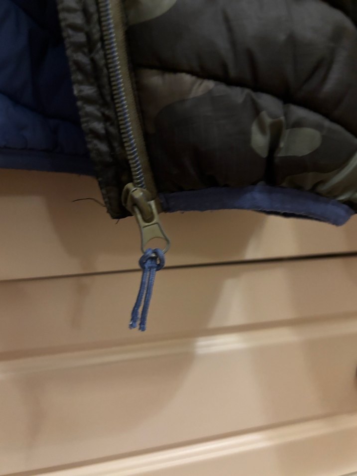 Erkek Çocuk Kamuflaj Desenli Fermuarlı Mont - Görsel 2