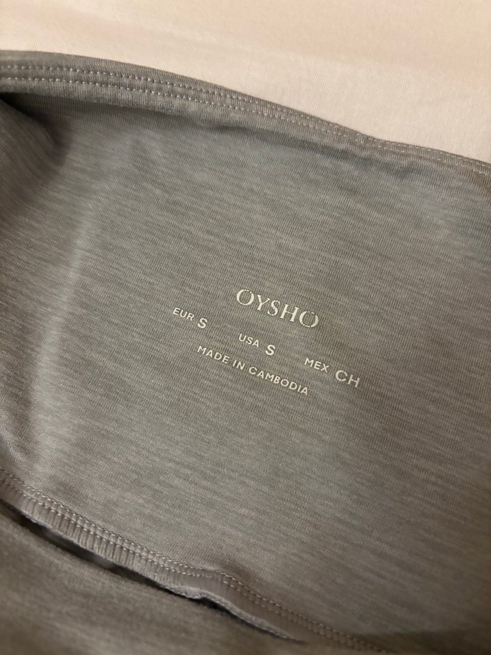 Gri İspanyol Paça Kadın Oysho Tayt - Görsel 3