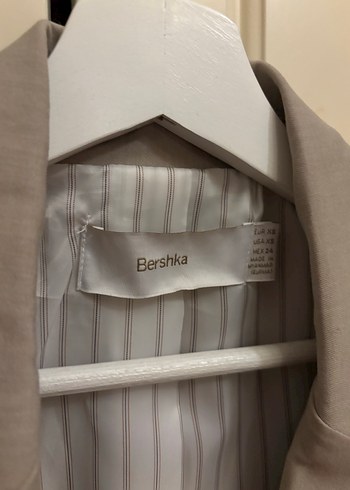 Bej Kadın Keten Blazer Ceket - Görsel 5