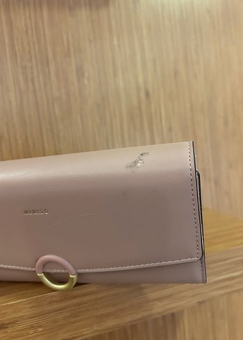 Bej Deri Kadın Tokalı Cüzdan - Görsel 2