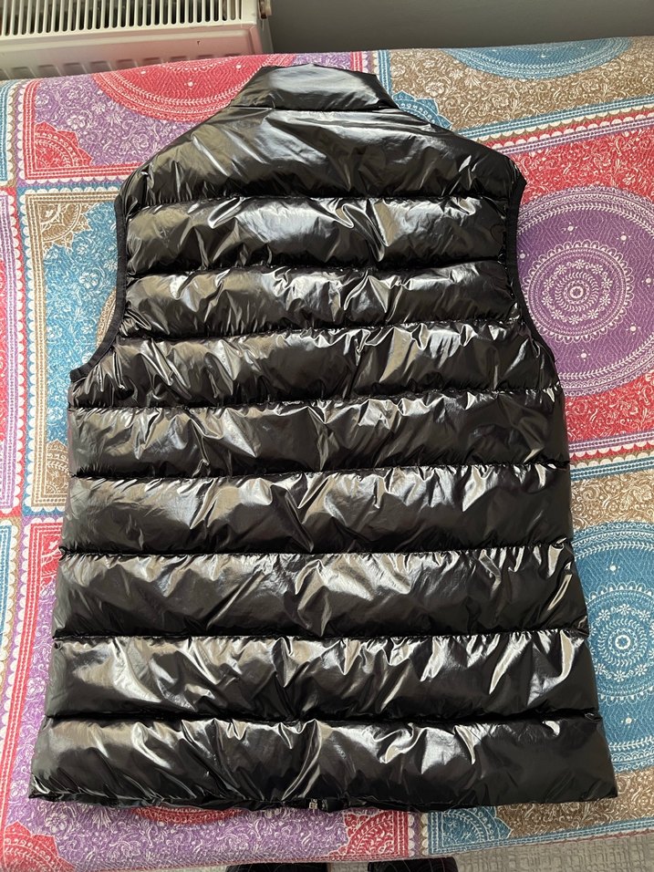 Erkek Siyah Parlak Şişme Yelek - Görsel 2