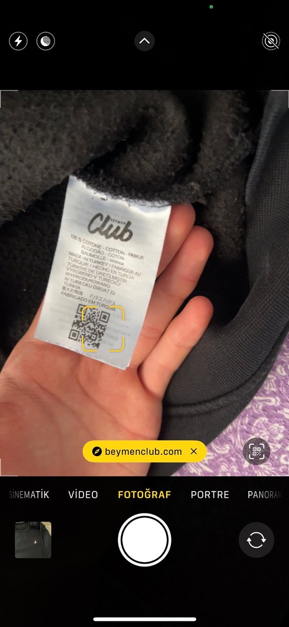 Siyah Nakışlı Kadın Sweatshirt - Görsel 3