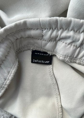 Fermuarlı Gri Şeritli Eşofman Altı - Görsel 2