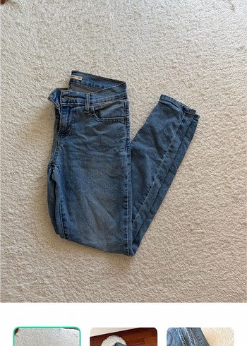 Levis Mavi Denim Jean