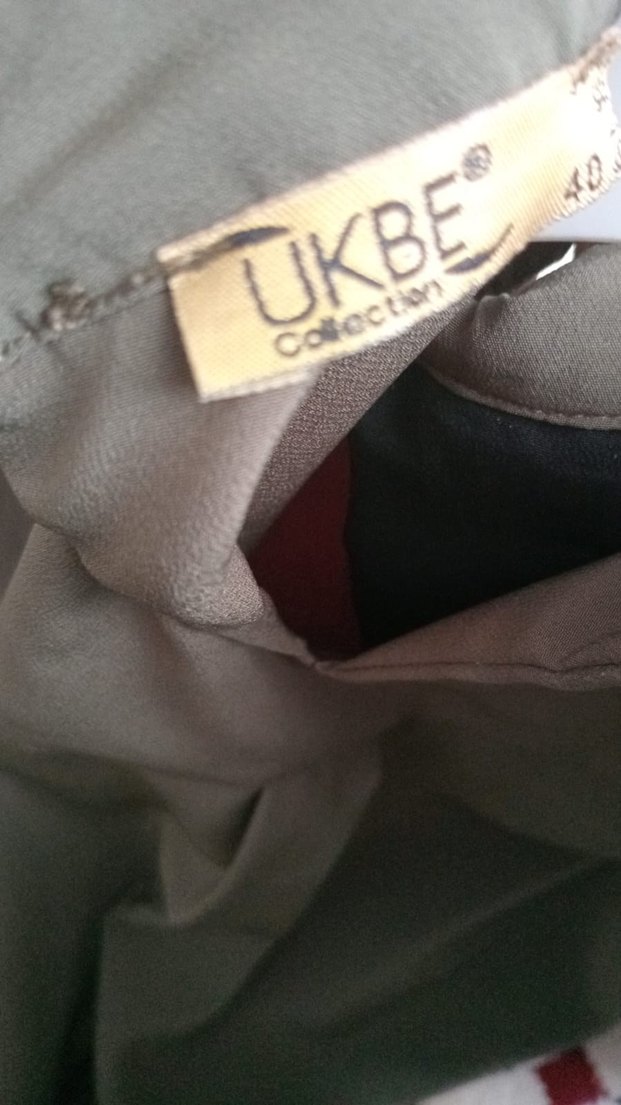 Gri Uzun Kollu Zincir Detaylı Tunik - Görsel 2