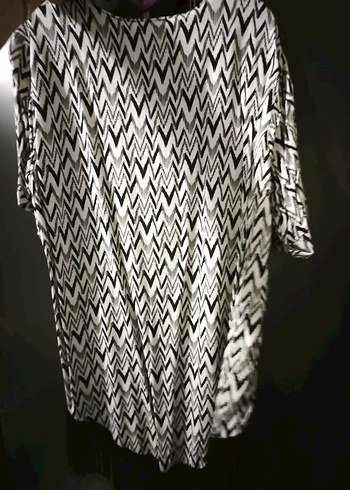 Bohem Gri Uzun Kollu Midi Kimono - Görsel 3