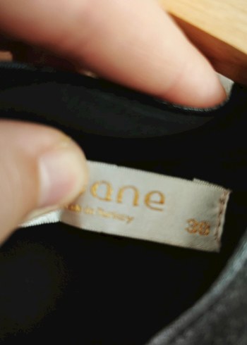 Gri Uzun Kollu Drapeli saten Elbise - Görsel 2