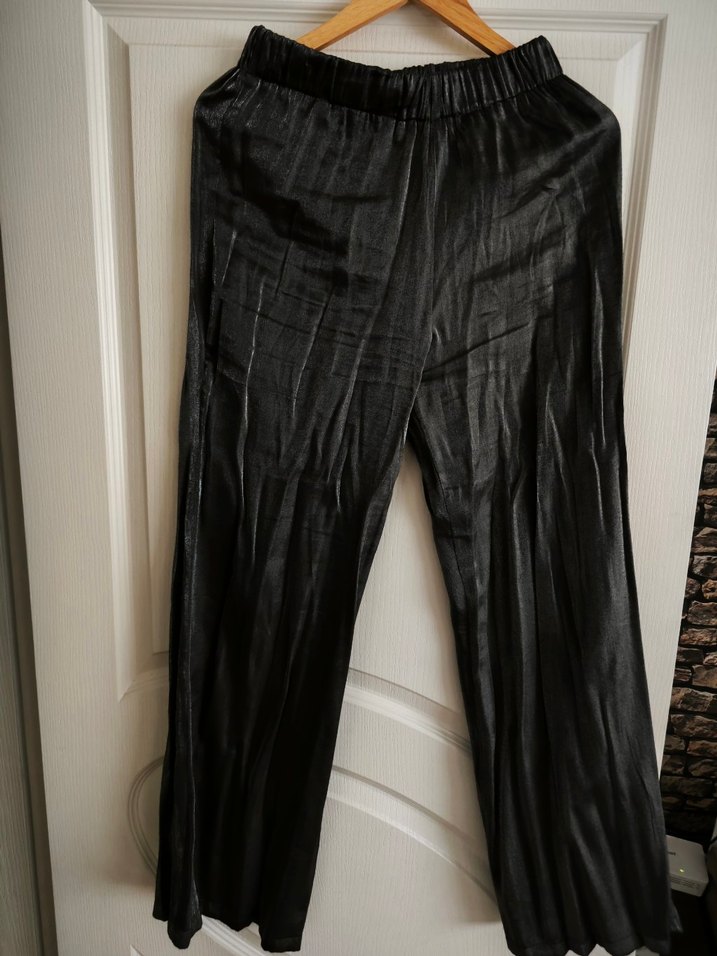 Gri Uzun Kollu Drapeli saten Elbise - Görsel 4