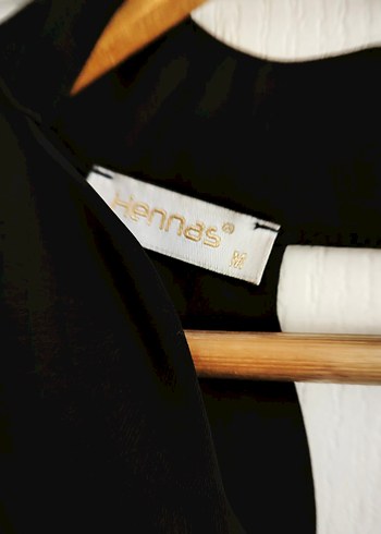 Siyah Uzun Kollu Fermuarlı tunik - Görsel 2