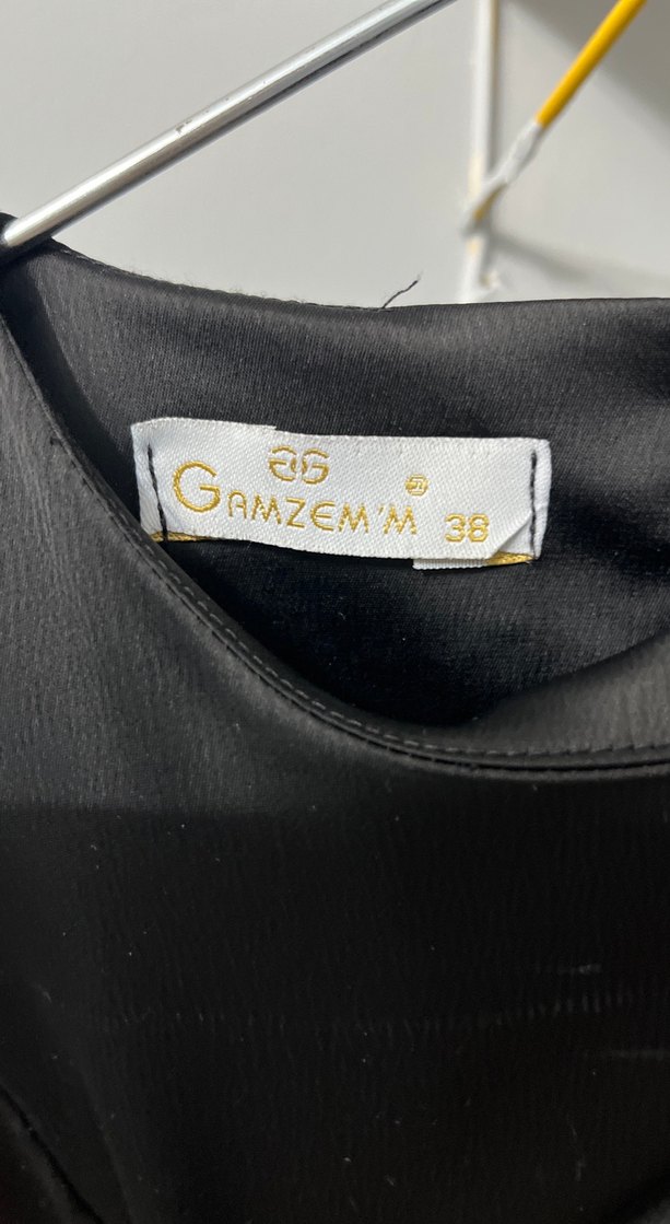 Siyah Uzun Kollu Uzun Elbise - Görsel 2