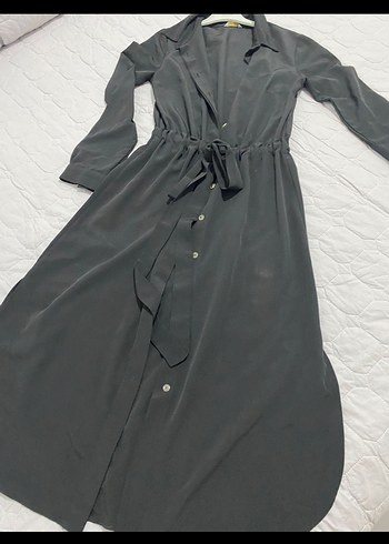 Siyah Beli Kuşaklı Uzun Kollu tunik - Görsel 3