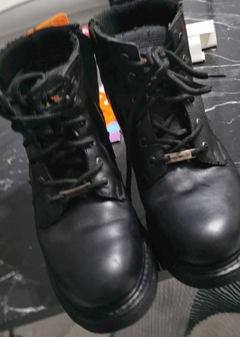 Erkek Siyah Biker Bot Bağcıklarını(HARLEY DAVİDSIN) ORJİNAL - Görsel 10