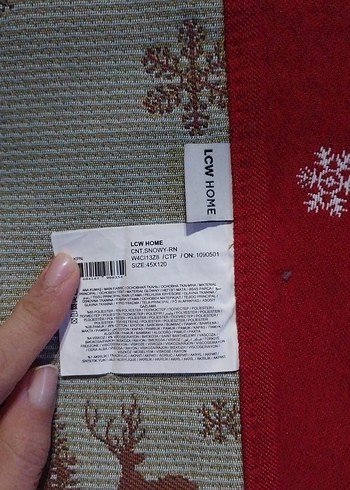 lcw home masa runner ve ikili yemek servisi - Görsel 5