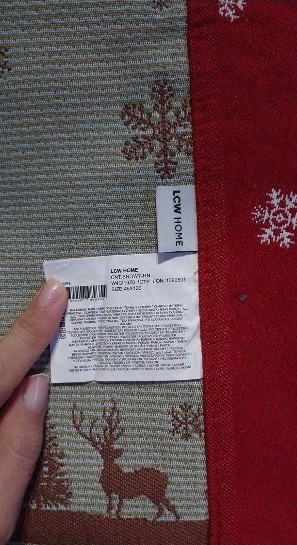 lcw home masa runner ve ikili yemek servisi - Görsel 5