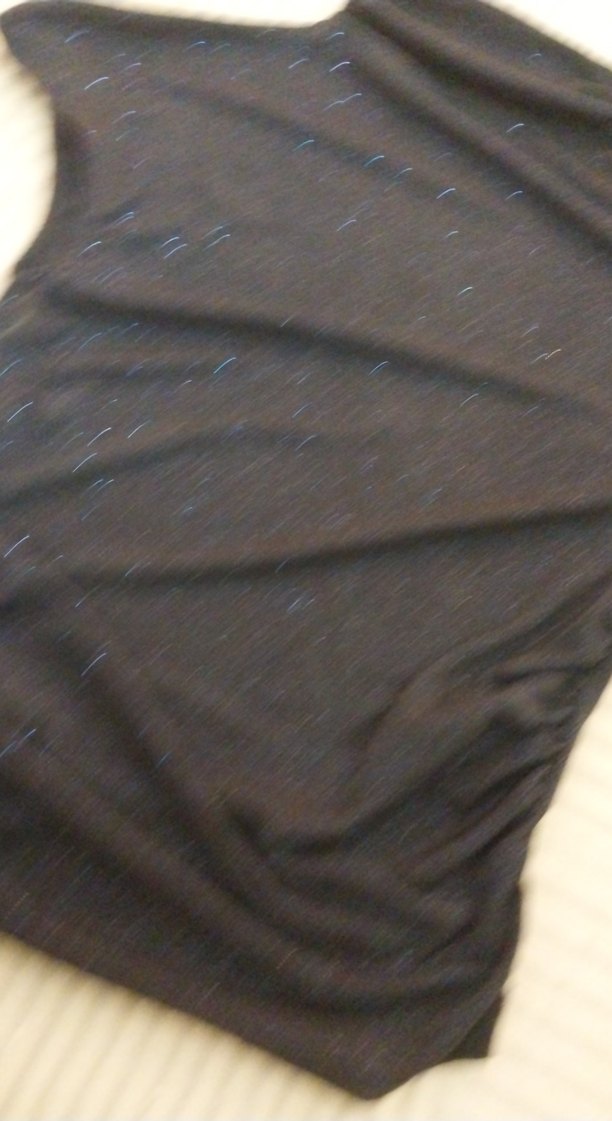 lacivert simli şık bluz kolsuz - Görsel 3