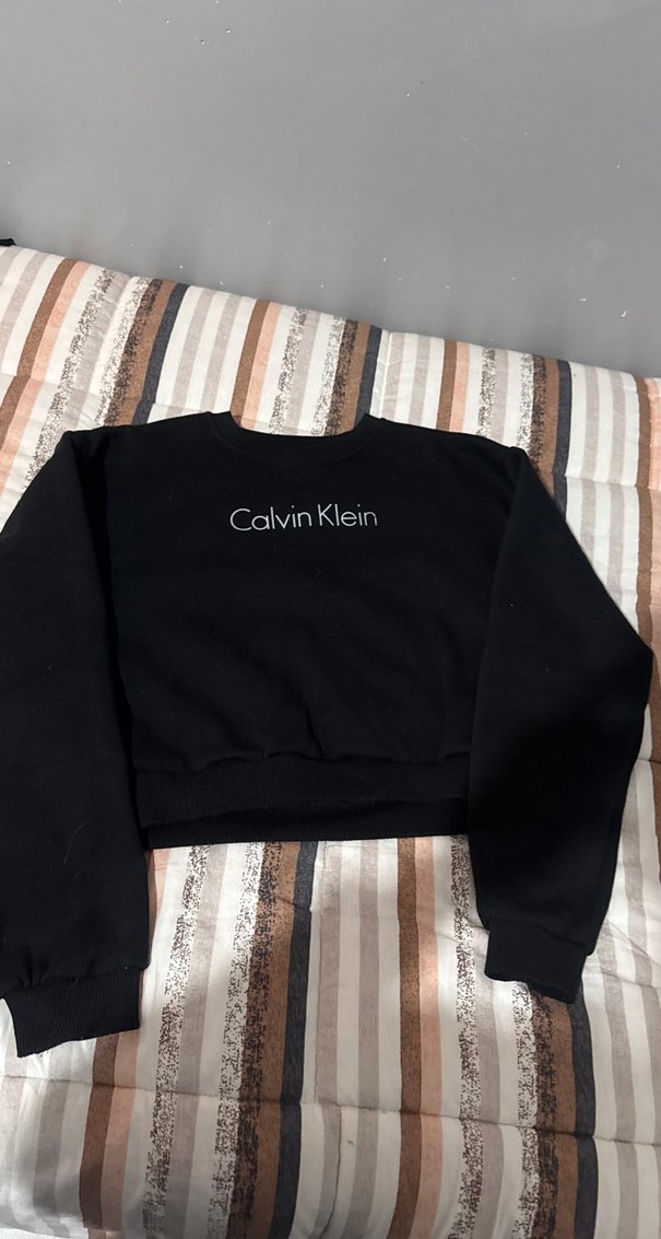 Calvin Klein Siyah Kadın Sweatshirt - Görsel 3