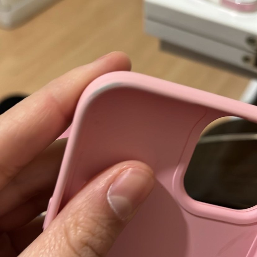 Pembe Payetli Sokak Stili Telefon Kılıfı İphone 13 14 - Görsel 3