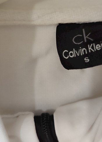 Calvin klein Beyaz Uzun Kollu Spor Ceket - Görsel 7