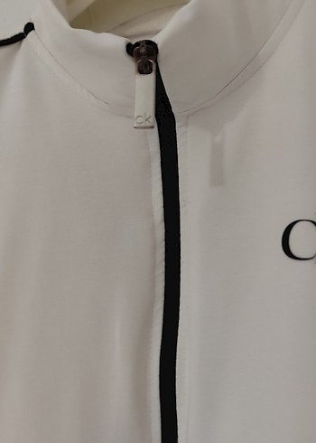 Calvin klein Beyaz Uzun Kollu Spor Ceket - Görsel 5