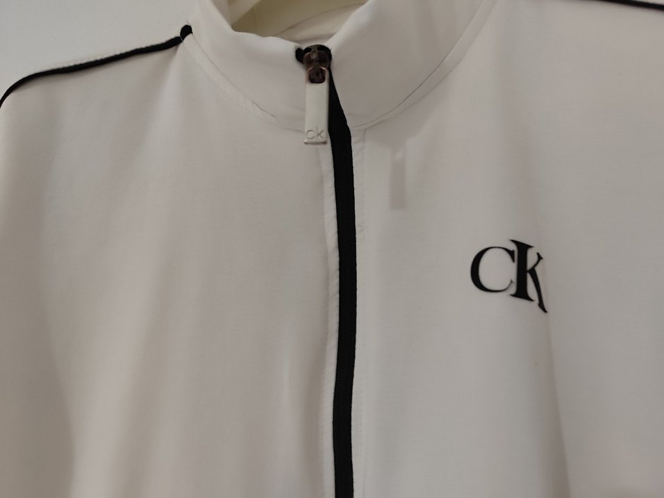 Calvin klein Beyaz Uzun Kollu Spor Ceket - Görsel 5