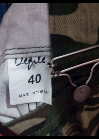 Kamuflaj Desenli Kadın Midi Elbise - Görsel 4