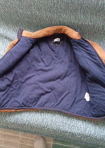 Kahverengi Kürklü Erkek Çocuk Kaban - Görsel 2