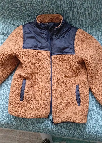 Kahverengi Kürklü Erkek Çocuk Kaban - Görsel 7