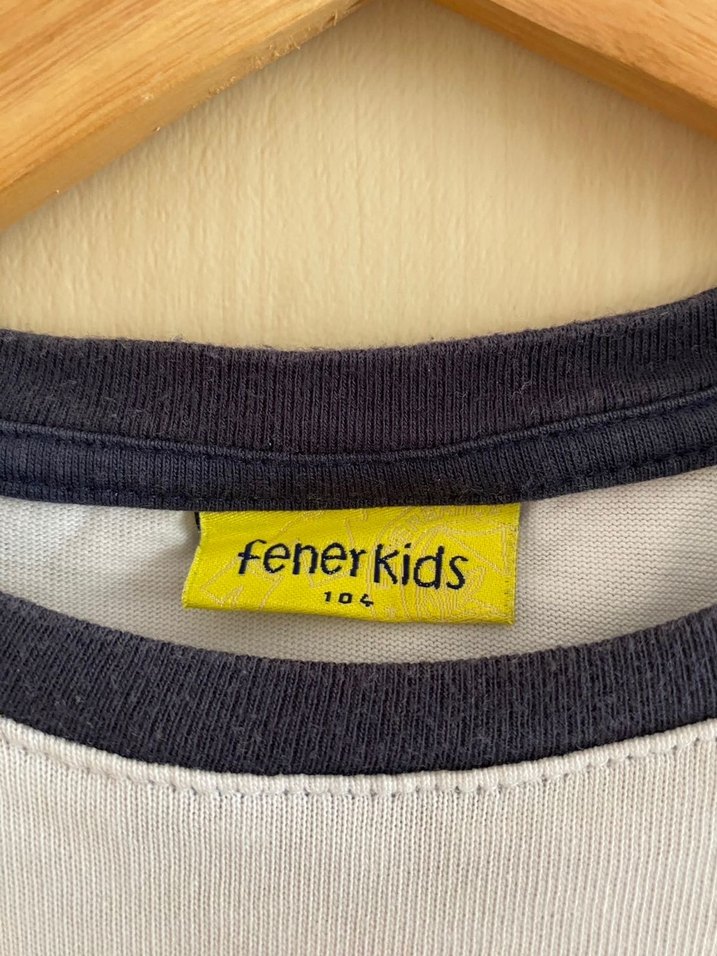 Erkek Çocuk Sarı-Lacivert Uzun Kollu Tişört - Görsel 2