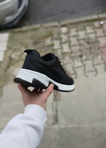 nike Siyah  Spor Ayakkabı Bağcıklı - Görsel 4