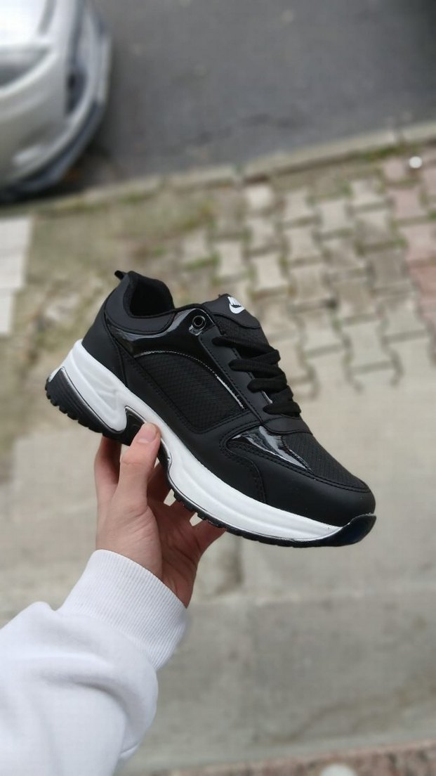 nike Siyah  Spor Ayakkabı Bağcıklı - Görsel 5
