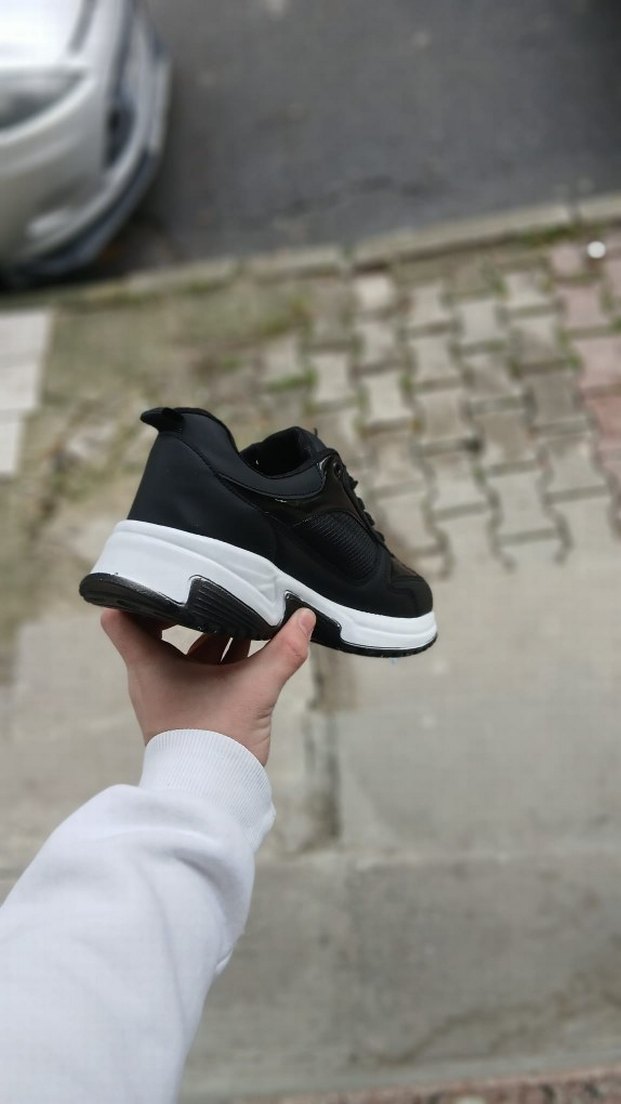 nike Siyah  Spor Ayakkabı Bağcıklı - Görsel 4