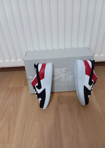 nike çocuk Blok Topuklu Beyaz Siyah Kırmızı Spor Ayakkabı - Görsel 6