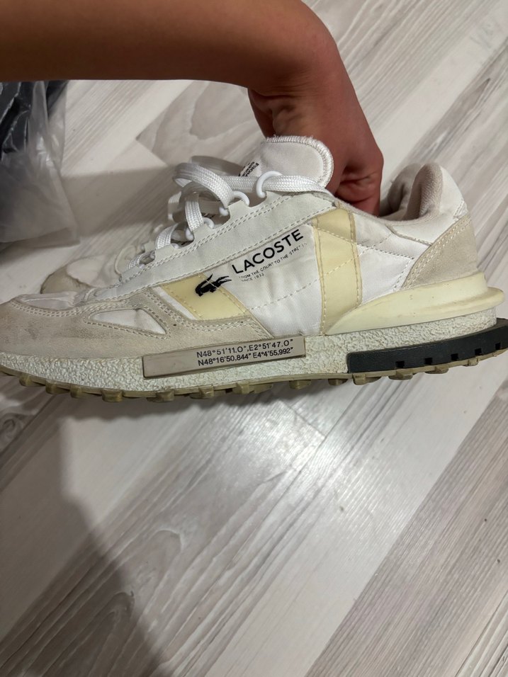 Erkek Beyaz Bağcıklı Spor Ayakkabı 42 - Görsel 5