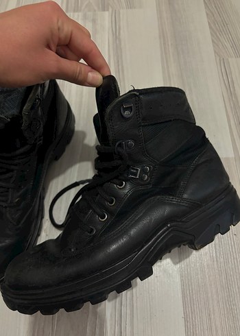 Siyah Bağcıklı Erkek Kauçuk Bot - Görsel 2