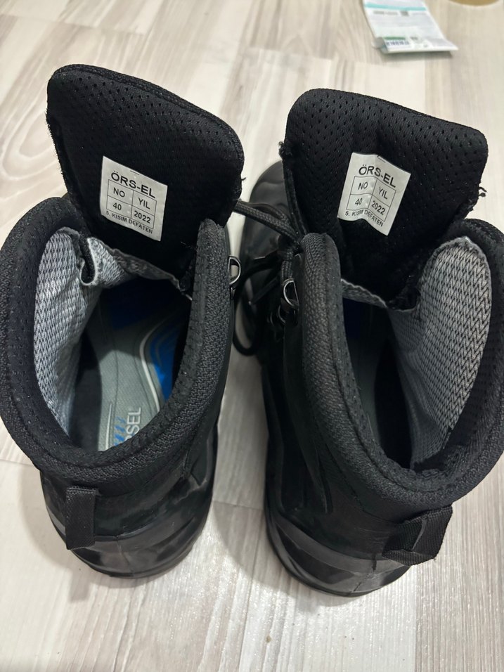 Siyah Kamuflaj Erkek Bot - Görsel 3