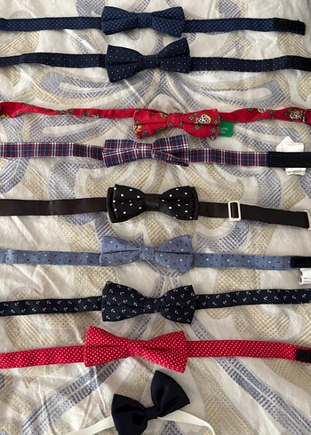 Çocuk Vintage Papyon Seti, Çok Renkli - Görsel 3